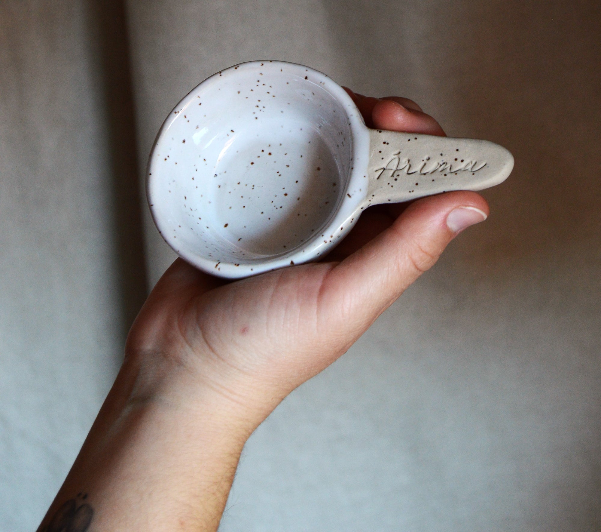 Sahumador de cerámica blanco - VEGA