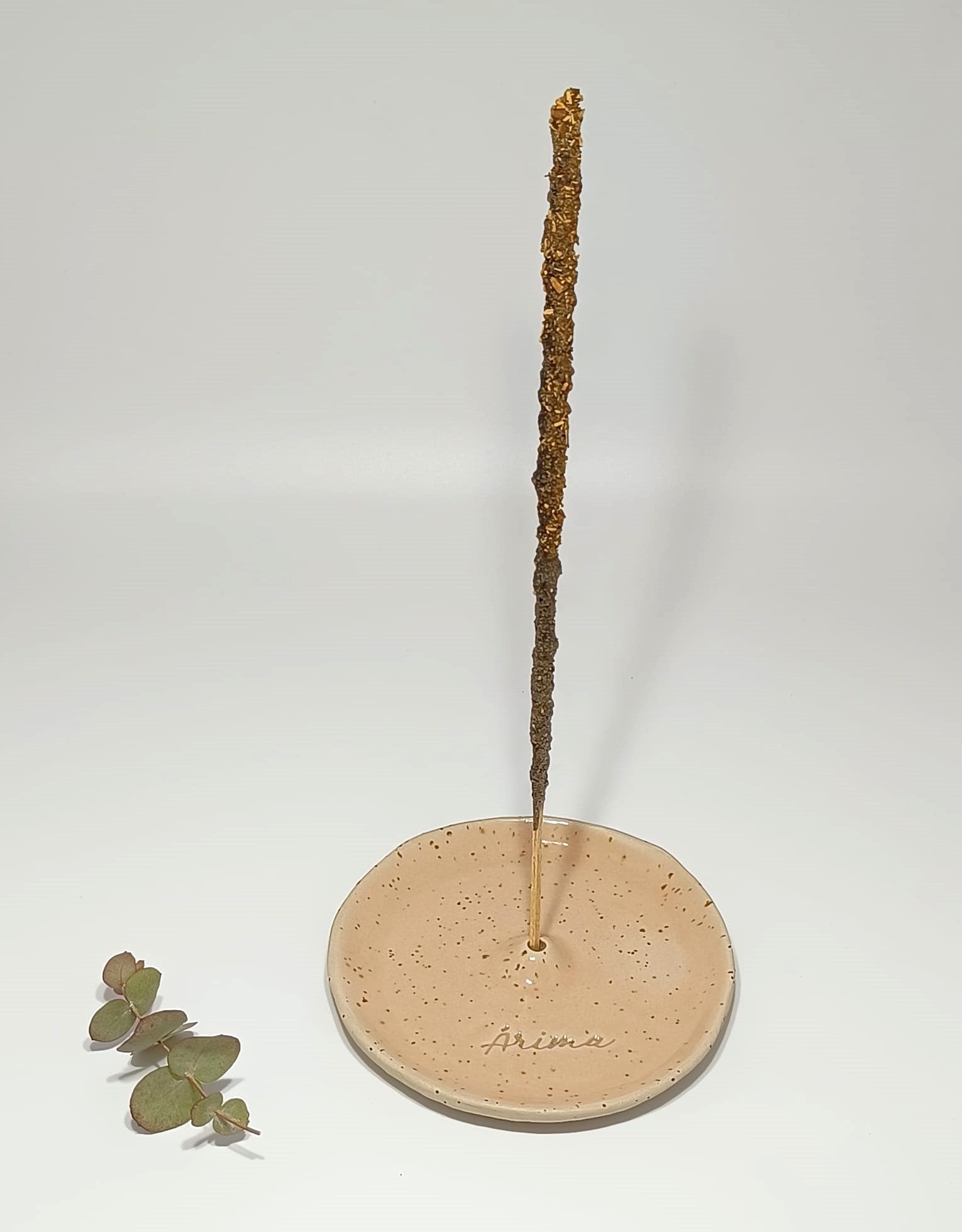 Porta incienso cerámica rosa - CORAL