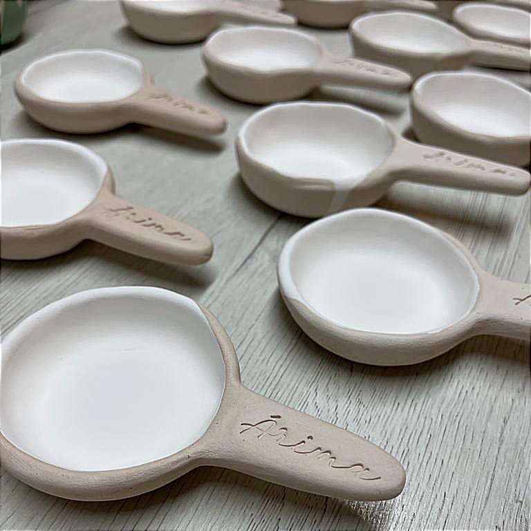 Sahumador de cerámica blanco - VEGA