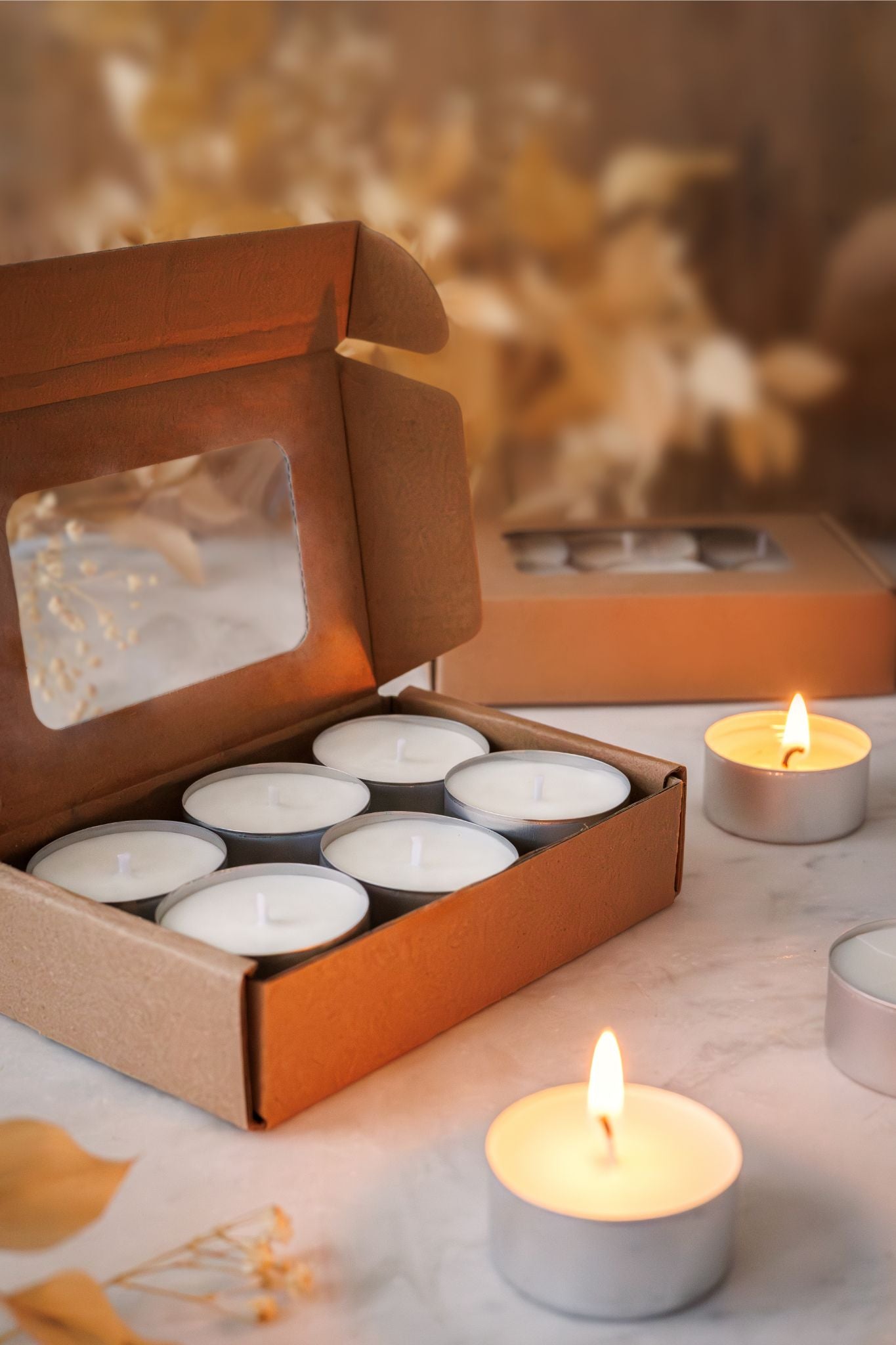 Velas de té (6 unidades)